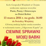 Zaproszenie na Dzień Kobiet w Chojnie