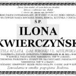 Zmarła Ilona Skwierczyńska